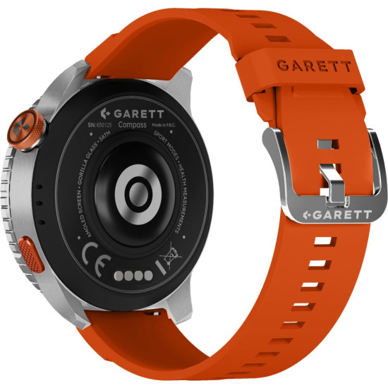 Smartfon Smartwatch Garett Compass GPS Srebrny