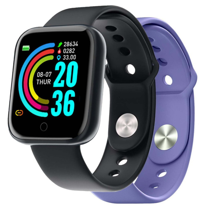 Smartfon Smartwatch Celly Trainerbeat Czarny Fioletowy Pasek