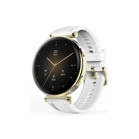 Smartfon Smartwatch Hama 7000 GPS Amoled Bialo Zloty