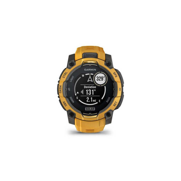 Smartfon Smartwatch Garmin Instinct 3 45mm Solar Pomaranczowo Szary