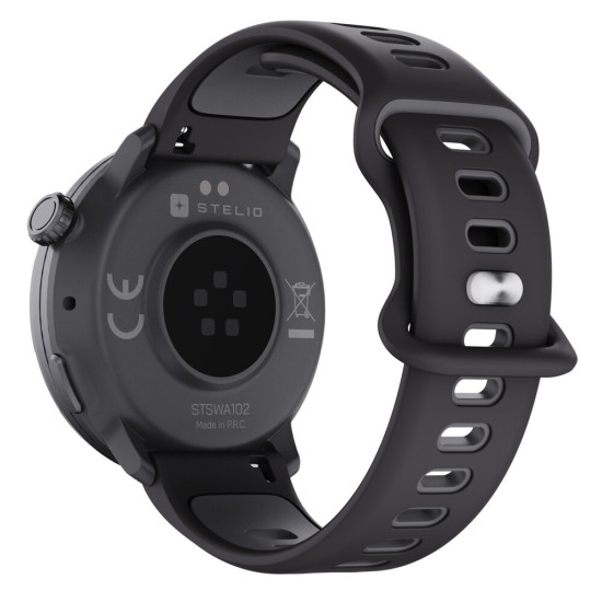 Smartfon Smartwatch Stelio Activ Pro Ai GPS 46mm Tytan Czarny