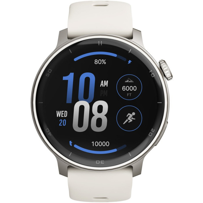 Smartfon Smartwatch Stelio Activ Ai GPS 46mm Srebrny