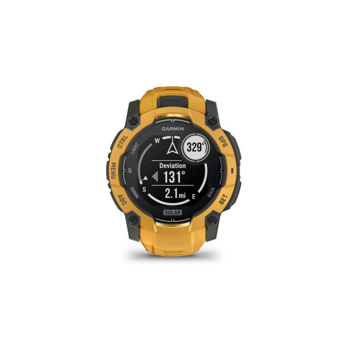Smartfon Smartwatch Garmin Instinct 3 50mm Solar Pomaranczowo Szary