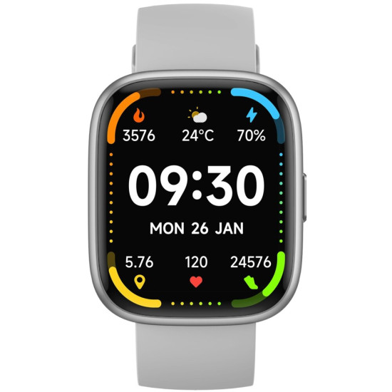 Smartfon Smartwatch Maxcom Ecowatch 6 Srebrny