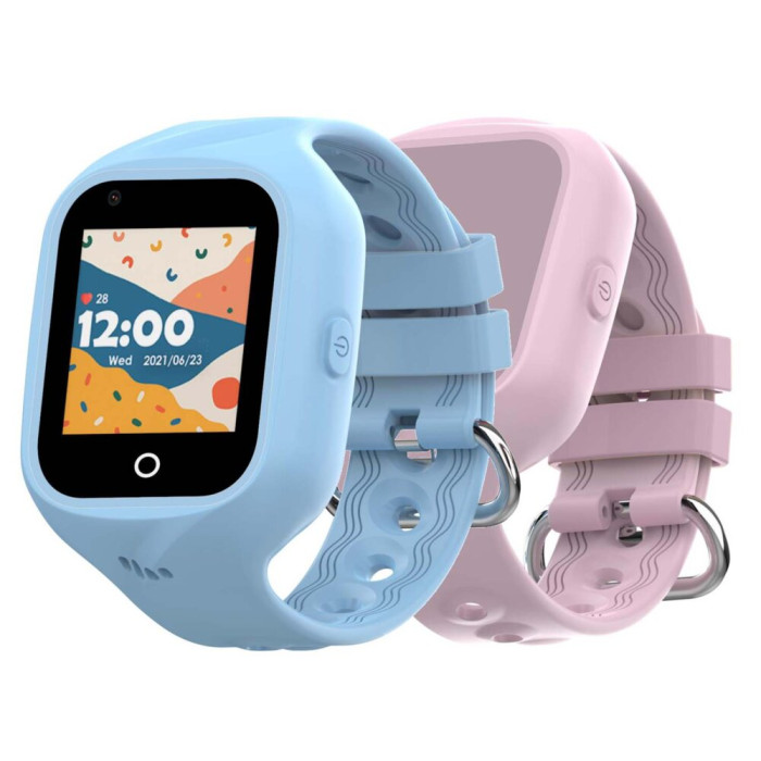 Smartfon Smartwatch Celly Kidswatch4g Niebieski Rozowy Pasek