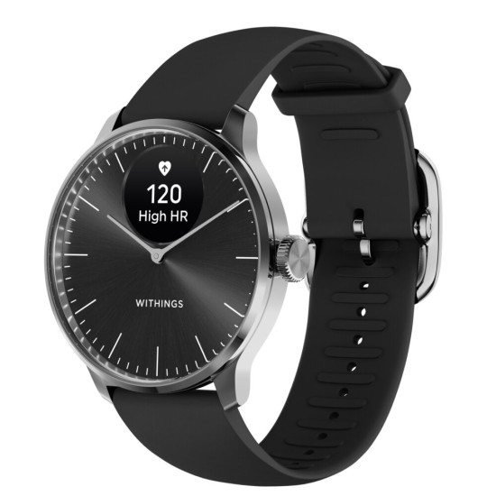 Smartfon Smartwatch Withings Scanwatch Light Srebrno Czarny