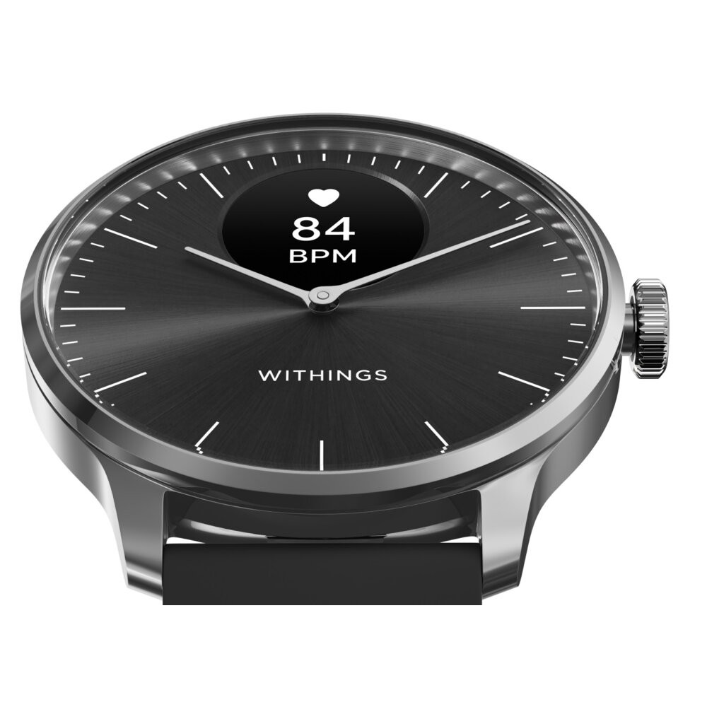Smartfon Smartwatch Withings Scanwatch Light Srebrno Czarny