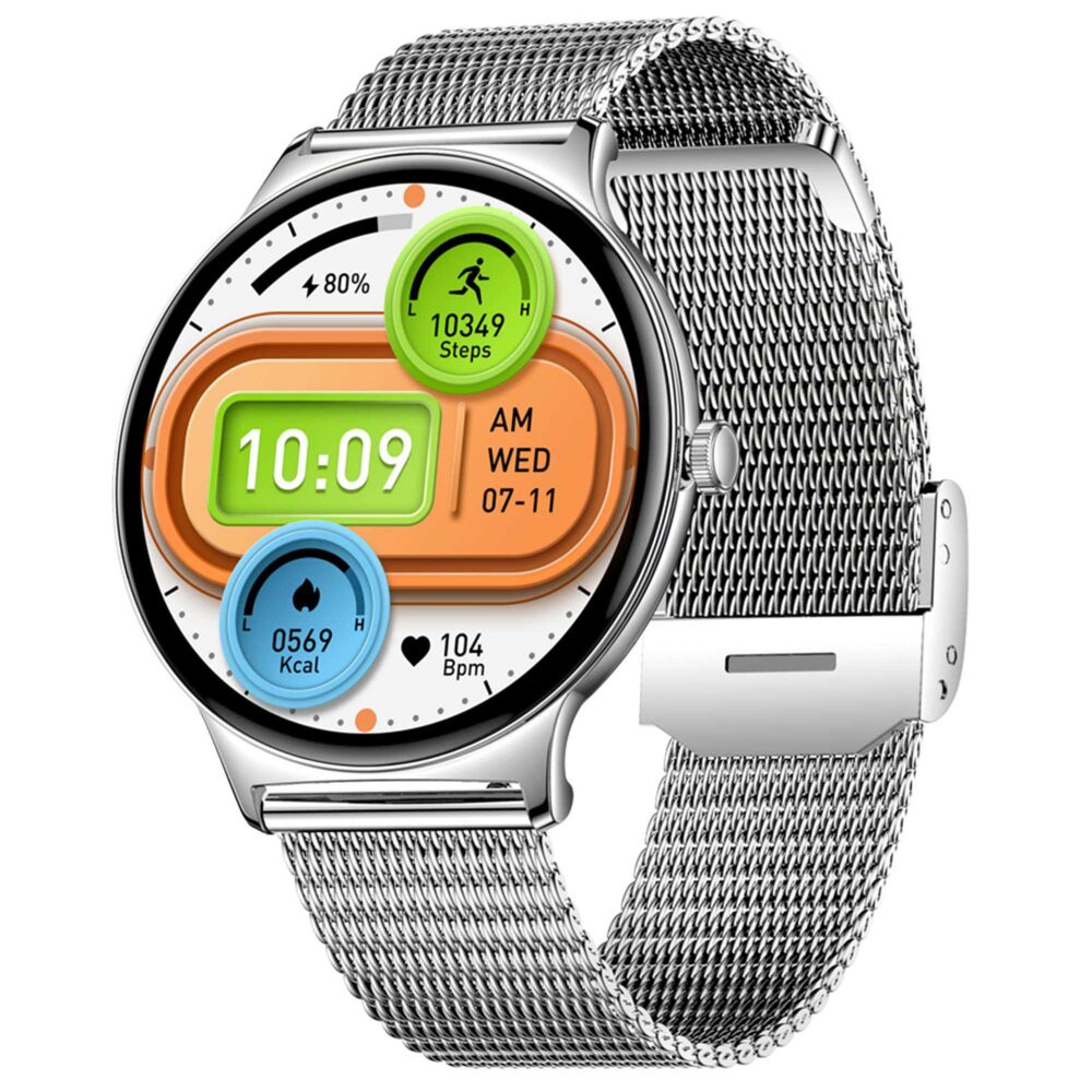 Smartfon Smartwatch Colmi V89 Stalowy Srebrny