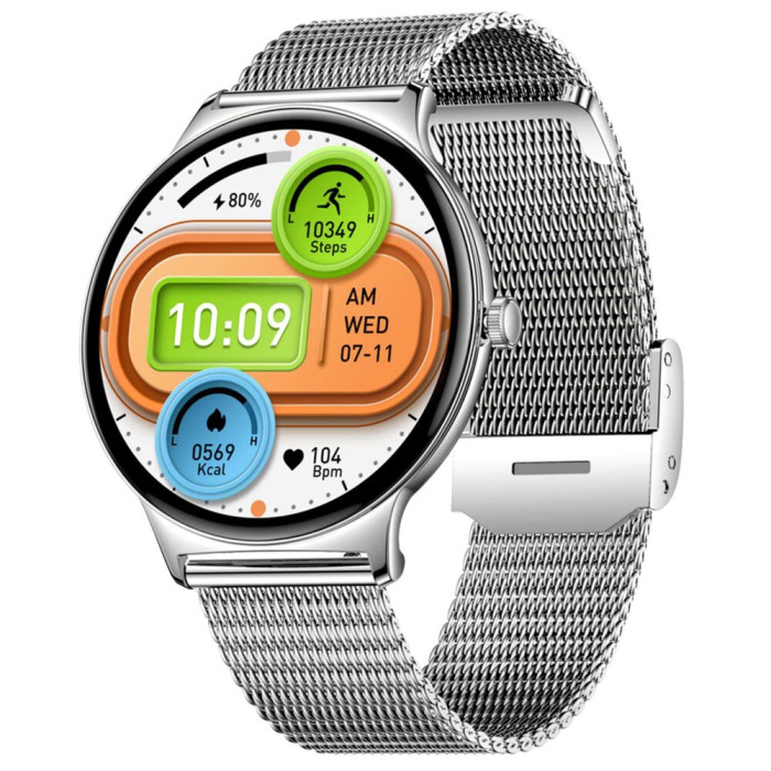 Smartfon Smartwatch Colmi V89 Stalowy Srebrny