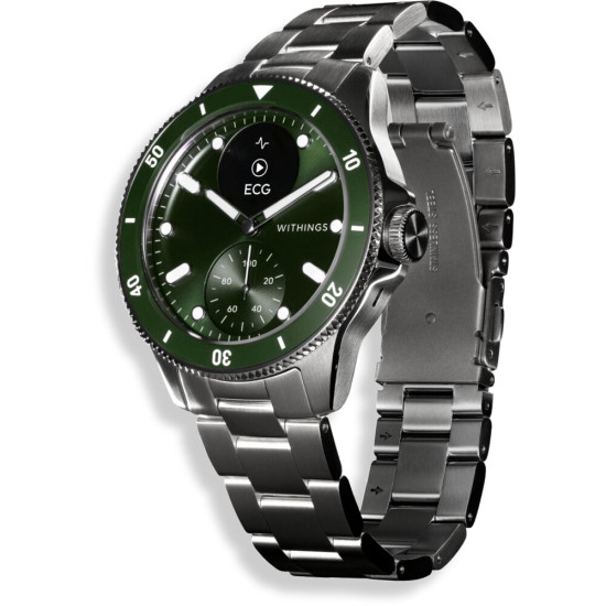Smartfon Smartwatch Withings Scanwatch Nova 42mm Zielony