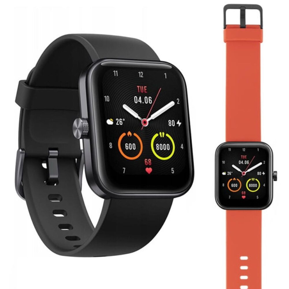 Smartfon Xiaomi 70mai Maimo Watch One Black And One Orange Strap
