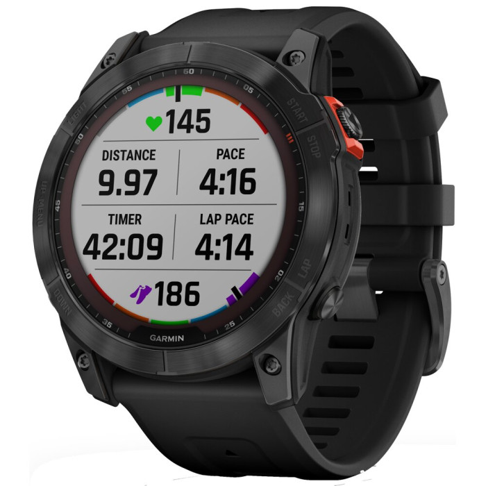 Smartfon Smartwatch Garmin Fenix 7x Base Black Ss W Si Band