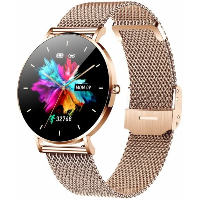 Smartfon Smartwatch Manta Alexa Zloty Rozowy Pasek