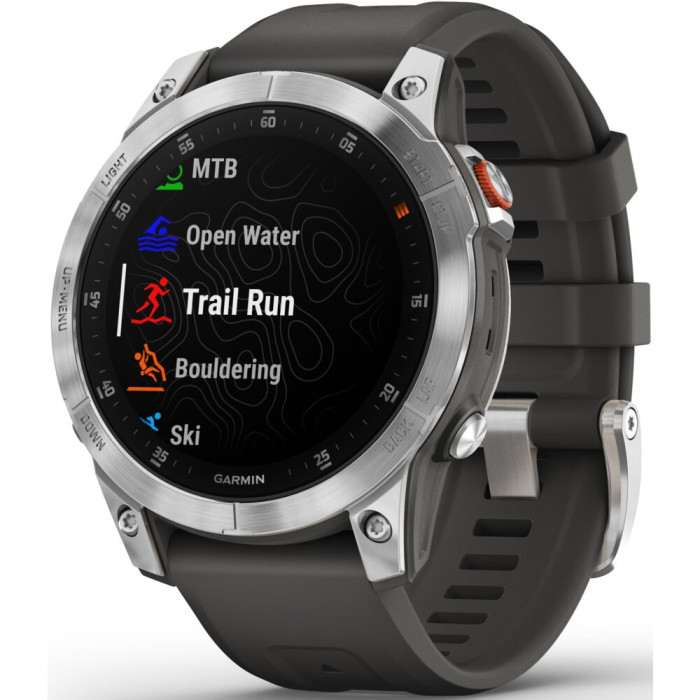 Smartfon Smartwatch Garmin Epix 2 Slate Ss W Silicone Band