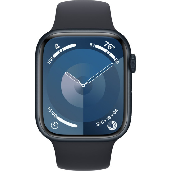 Smartfon Apple Watch 9 GPS 45mm Koperta Z Aluminium Polnoc Pasek Sportowy S M Polnoc