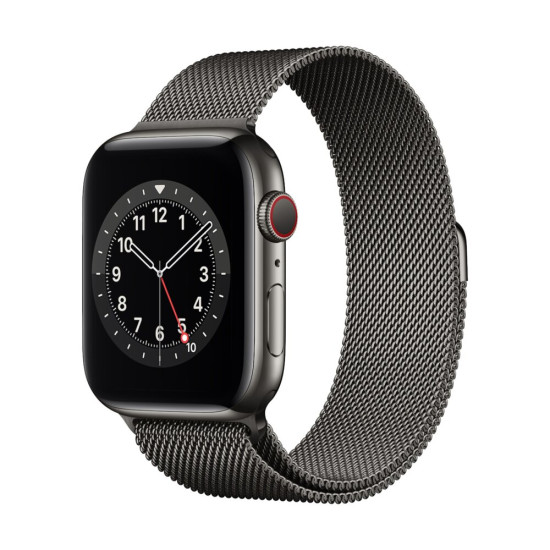 Smartfon Smartwatch Apple Watch 6 Cell 44mm Graphite Steel Graphite Milanese Loop