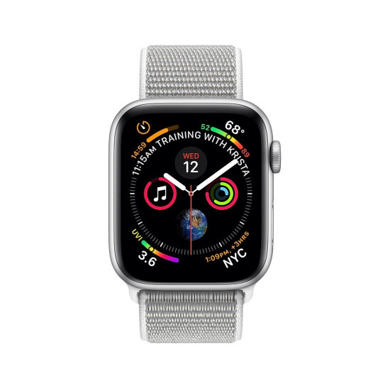 Smartfon Smartwatch Apple Series 4 Cellular 44mm Silver Alu Case Seashel Sport Loop