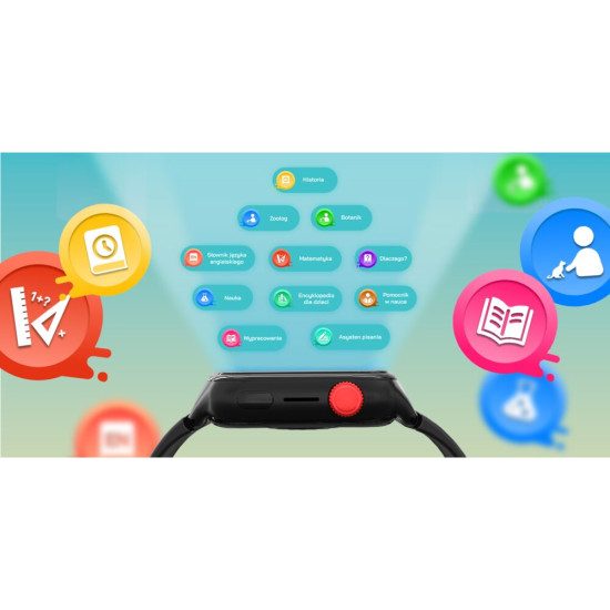 Smartfon Smartwatch Stelio Junior Pro Ai 4G Czarny