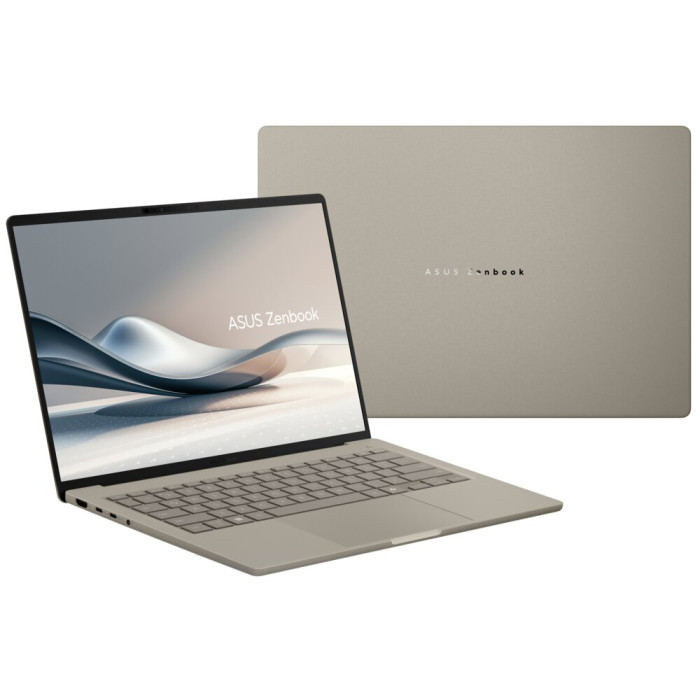 Laptop asus zenbook a14 ux3407qa qd307w 14 oled snapdragon x x1 26 100 32gb ram 512gb sdd windows 11 home