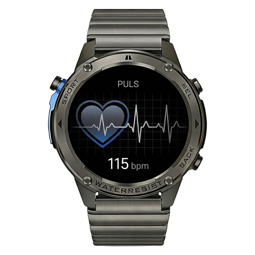 Smartfon Smartwatch Luna Veles GPS Stalowy