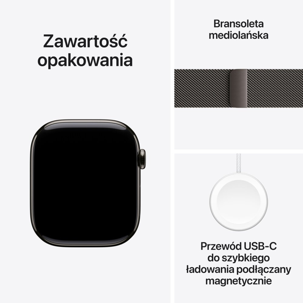 Smartfon Smartwatch Apple Watch 10 46 Sl Ti Sl Ml Ml Cel Ell