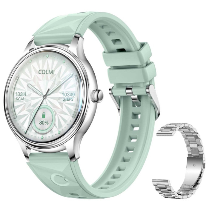 Smartfon Smartwatch Colmi L28 Srebrno Zielony