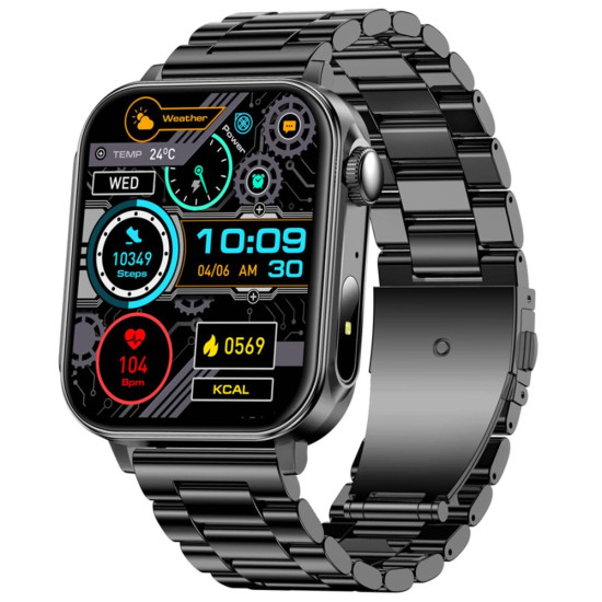 Smartwatch COLMI P80 Stalowy czarny
