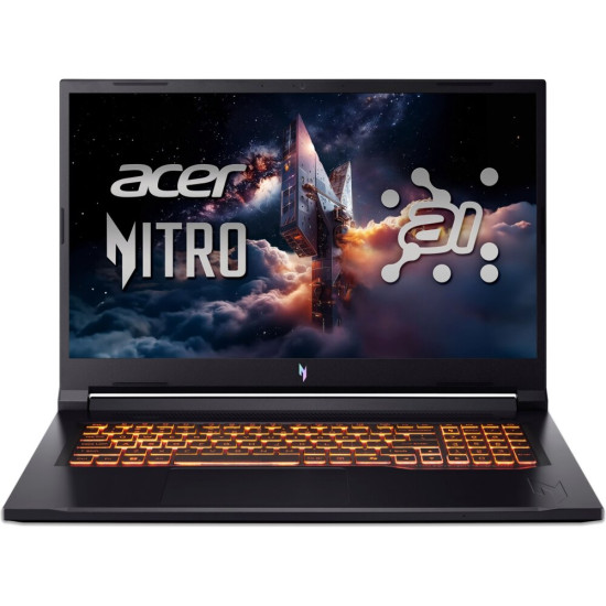 Laptop acer nitro v 17 ai anv17 41 r64y 17 3 144hz r5 240 16gb ram 512gb ssd geforce rtx5050 dlss 4