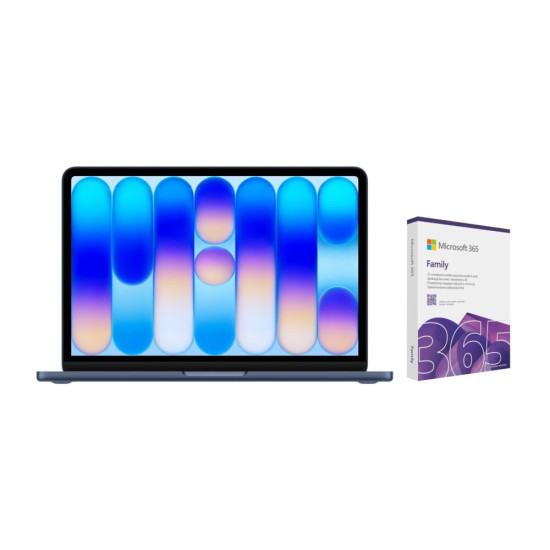 Laptop apple macbook neo 2026 13 retina a18 pro 8gb ram 512gb ssd macos indygo program microsoft 365 family 1