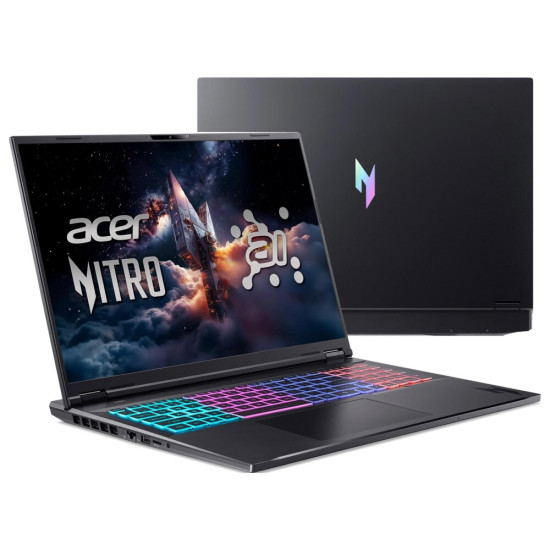 Laptop acer nitro 16 ai an16 61 r770 16 ips 180hz ryzen ai 9 365 16gb ram 1tb ssd geforce rtx5070 dlss 4 funkcje ai