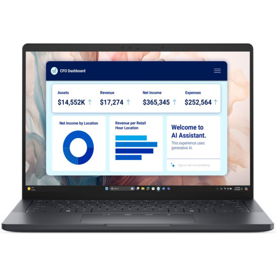 Laptop dell pro 13 premium pa13250 13 3 ips ultra 5 236v 16gb ram 512gb ssd windows 11 professional