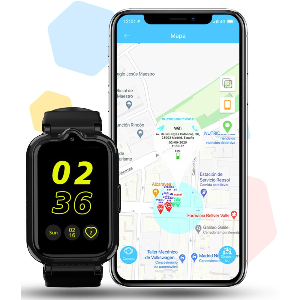 Smartfon Smartwatch Manta Junior Joy 4G Czarny