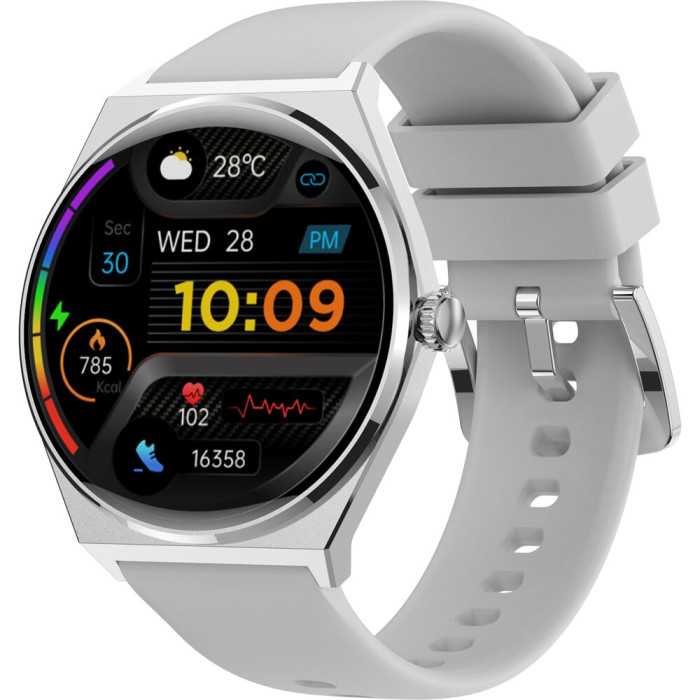 Smartfon Smartwatch Maxcom Ecowatch 5 Srebrny
