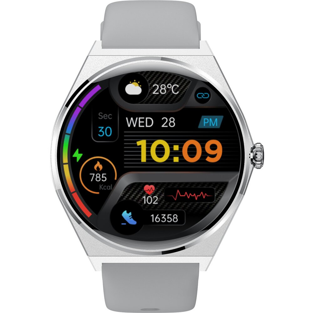 Smartfon Smartwatch Maxcom Ecowatch 5 Srebrny