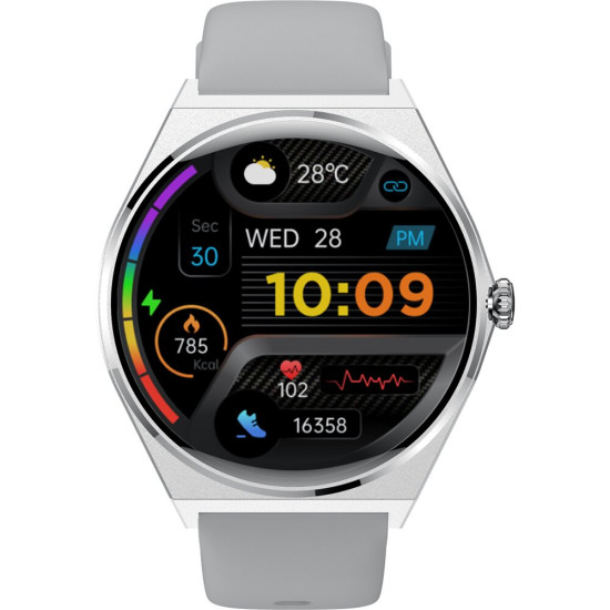 Smartfon Smartwatch Maxcom Ecowatch 5 Srebrny