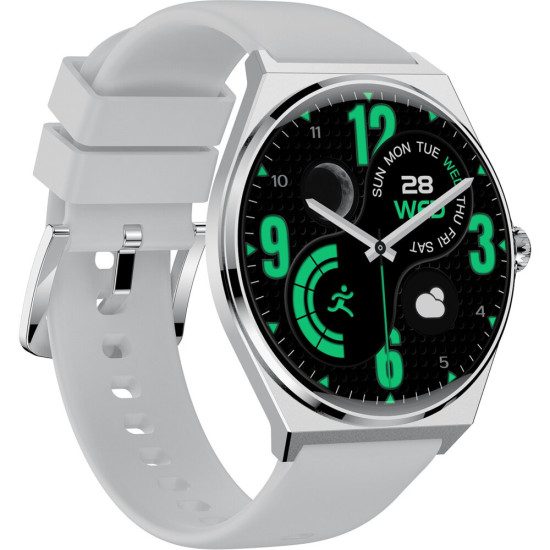 Smartfon Smartwatch Maxcom Ecowatch 5 Srebrny