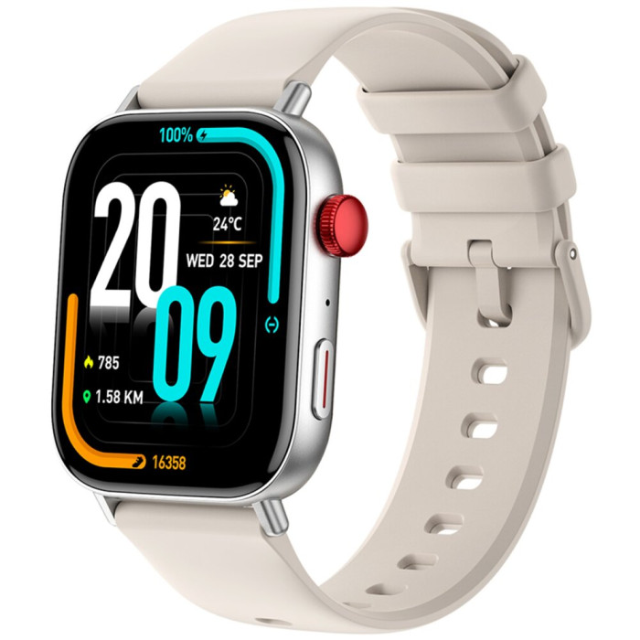 Smartfon Smartwatch Colmi C8 Max Srebrny