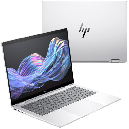 Laptop hp elitebook x flip g1i 14 ips ultra 7 258v 32gb ram 1tb ssd windows 11 professional srebrny funkcje ai