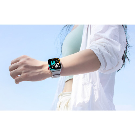 Smartfon Smartwatch Colmi C8 Max Srebrny