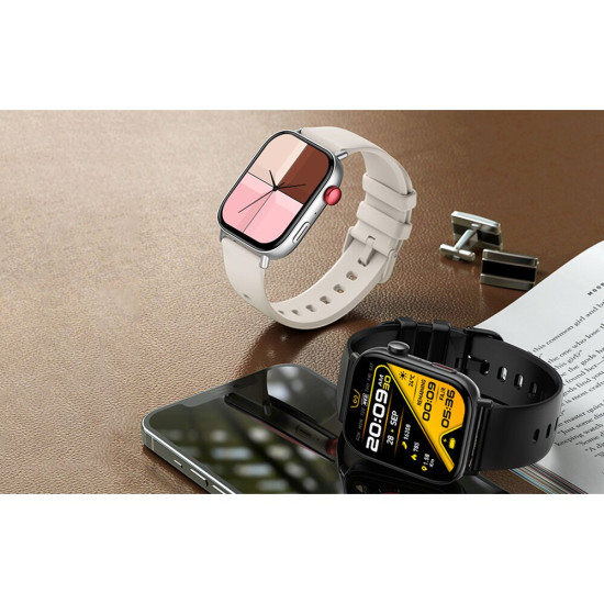 Smartfon Smartwatch Colmi C8 Max Srebrny