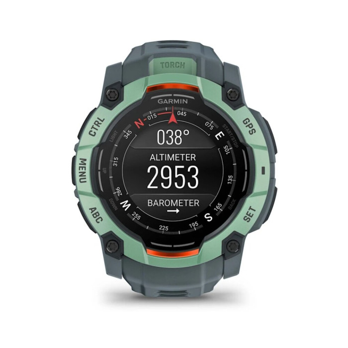 Smartfon Smartwatch Garmin Instinct 3 50mm Amoled Szaro Zielony