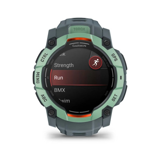Smartfon Smartwatch Garmin Instinct 3 50mm Amoled Szaro Zielony