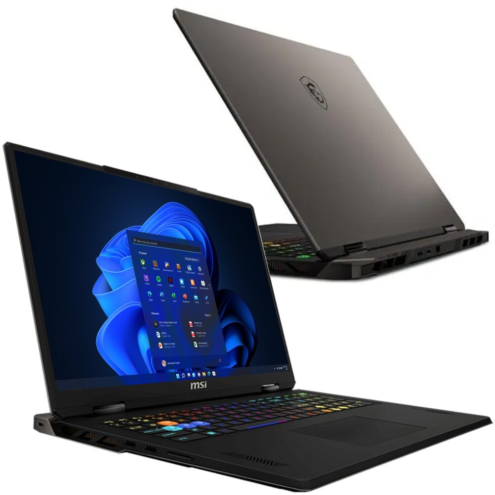 Laptop msi vector a18 hx a9whg 070pl 18 ips 240hz r9 9955hx 32gb ram 1tb ssd geforce rtx5070ti dlss 4 windows 11 home