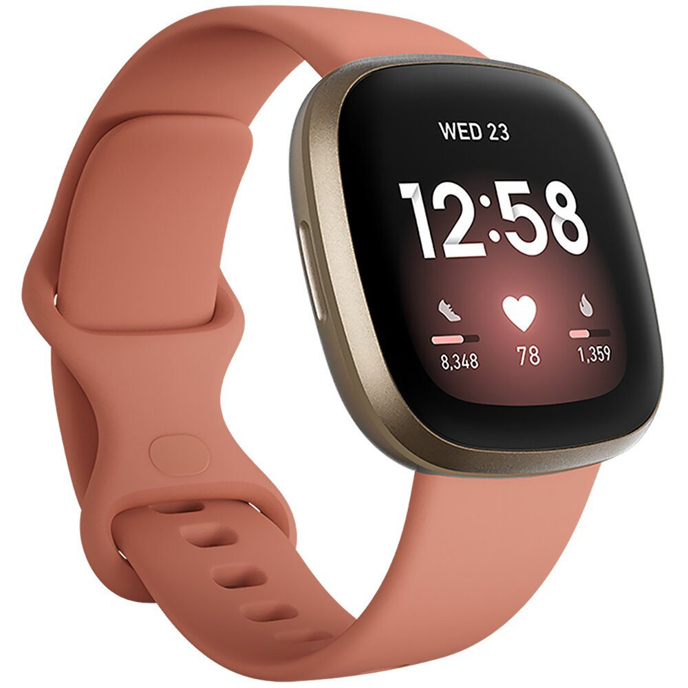 Smartfon Smartwatch Fitbit Versa 3 Zloto Rozowy
