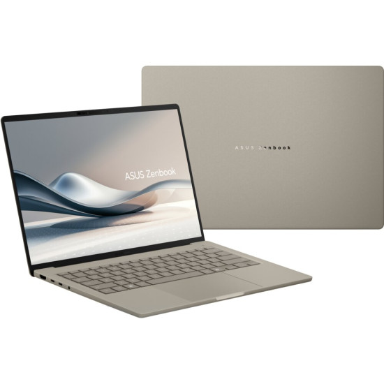 Laptop asus zenbook 14 ux3407ra qd028w 14 oled snapdragon x elite x1e 78 100 32gb ram 512b ssd windows 11 home