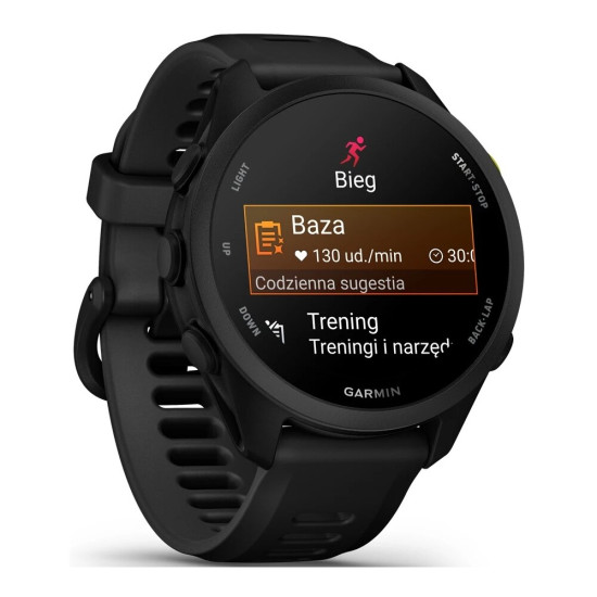 Smartfon Zegarek Sportowy Garmin Forerunner 70 Czarny