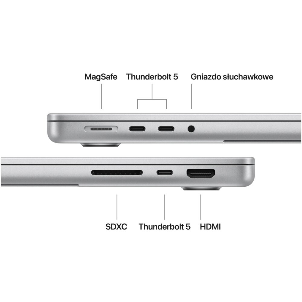 Notebook apple macbook pro 2026 m5pro 24gb 1tb 14 int silver