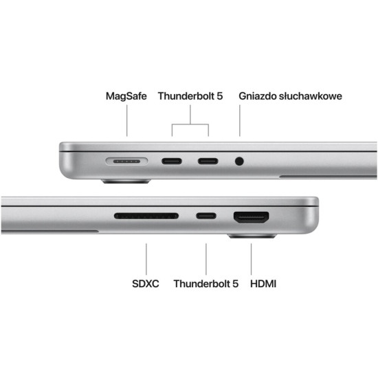 Notebook apple macbook pro 2026 m5pro 24gb 1tb 14 int silver