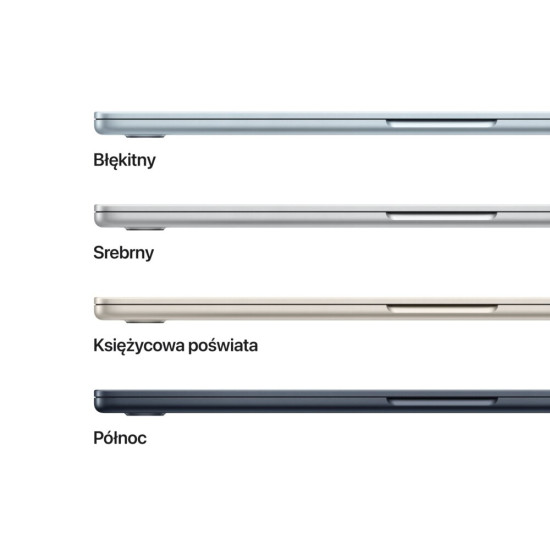 Notebook apple macbook air 2025 mw1k3ze a m4 16gb 512gb 15 3 starlight