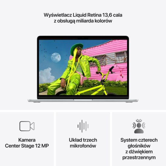 Notebook apple macbook air 2026 mdh94ze a m5 10c 24gb 1tb 13 6 silver